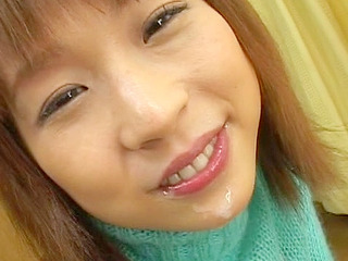 Getting fucked by hot Nippon facial, sweet Tokyo smile unleashes horny nipple joy