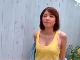 Fucking her own pussy, the hot Nippon diva turns on in Toky